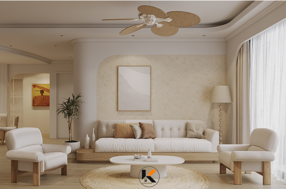 Không gian bếp mở